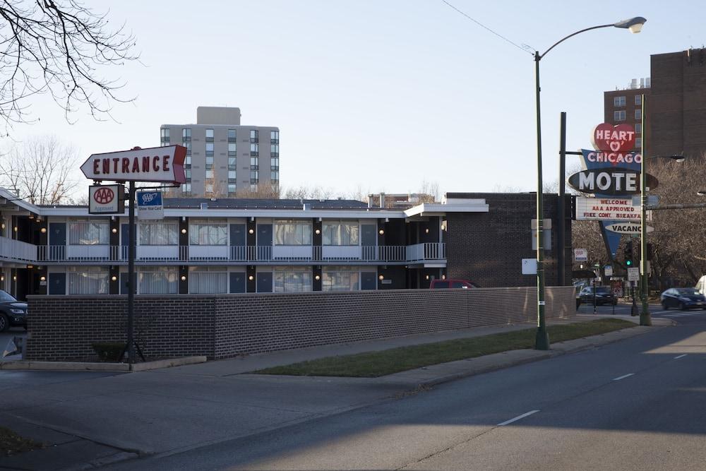 Heart O' Chicago Motel Eksteriør billede