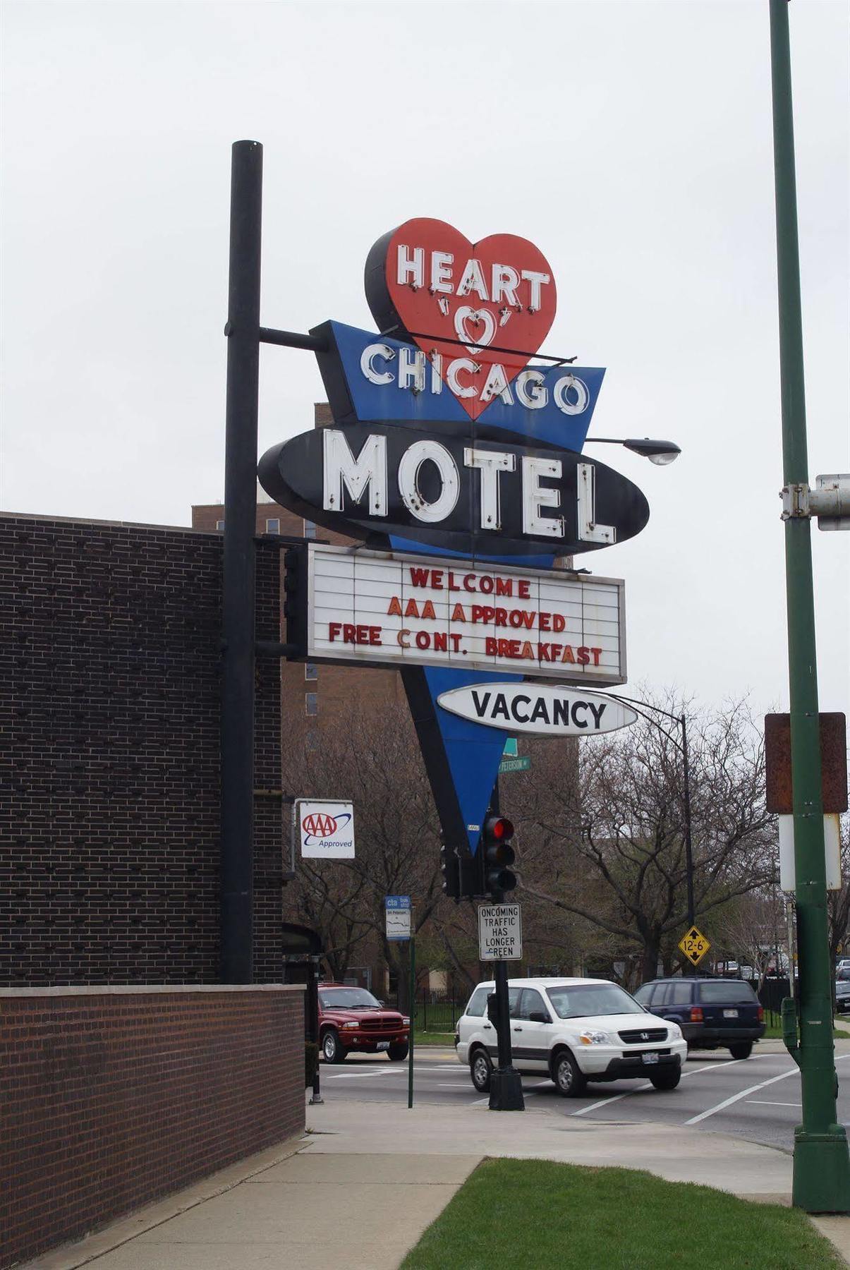 Heart O' Chicago Motel Eksteriør billede
